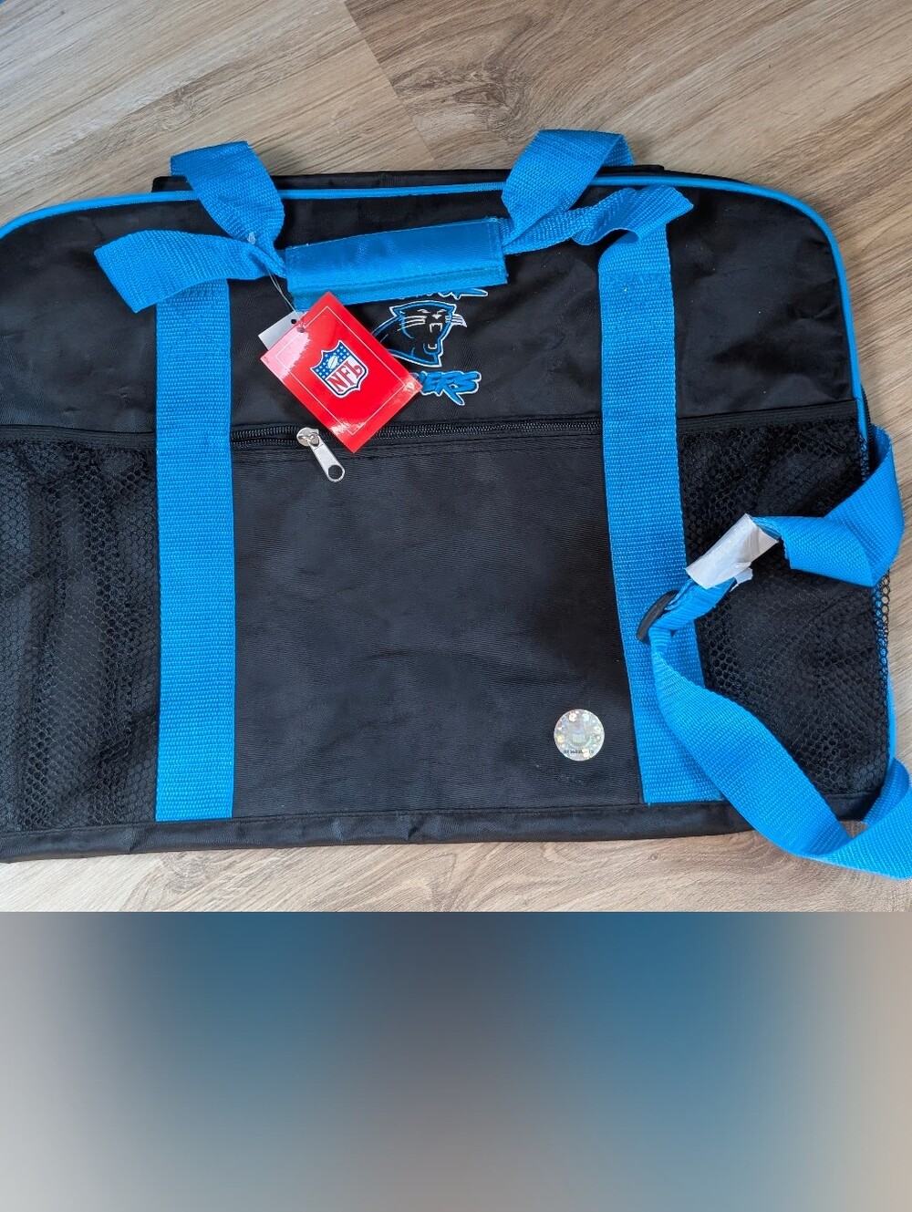 NWT Carolina Panthers Duffle/Travel Bag